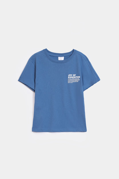 Slogan Printed T-Shirt - Cougar Clothing