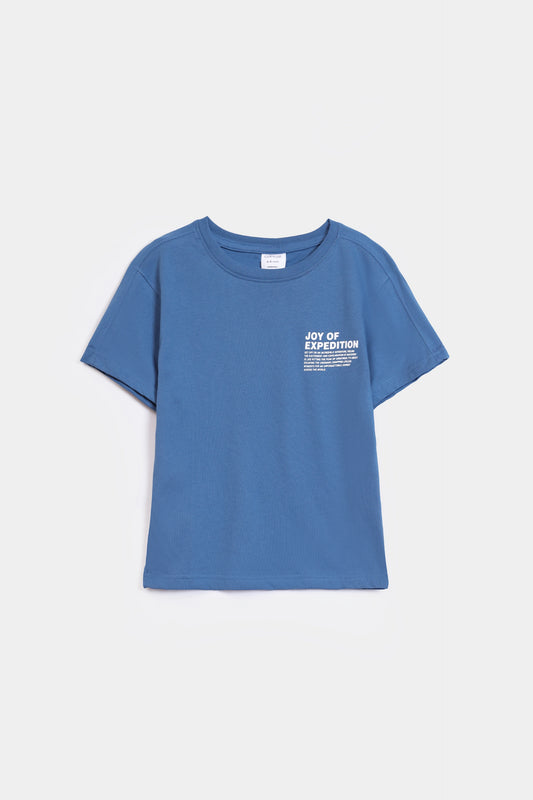 Slogan Printed T-Shirt - Cougar Clothing