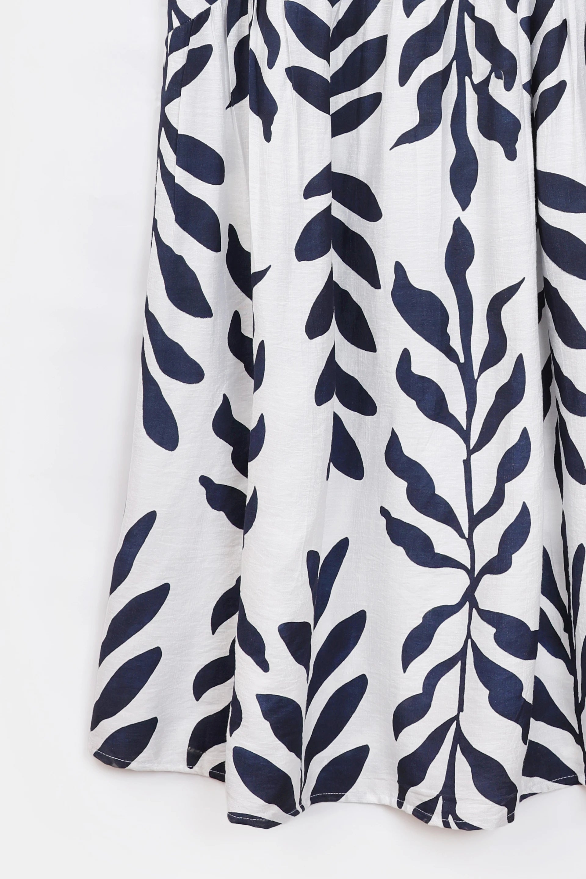 Printed Dress With Puff Sleeves - Cougar Clothing