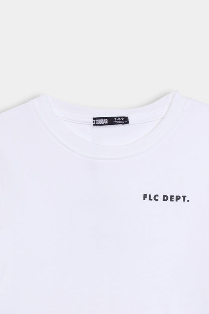 Text Print T-Shirt - Cougar Clothing