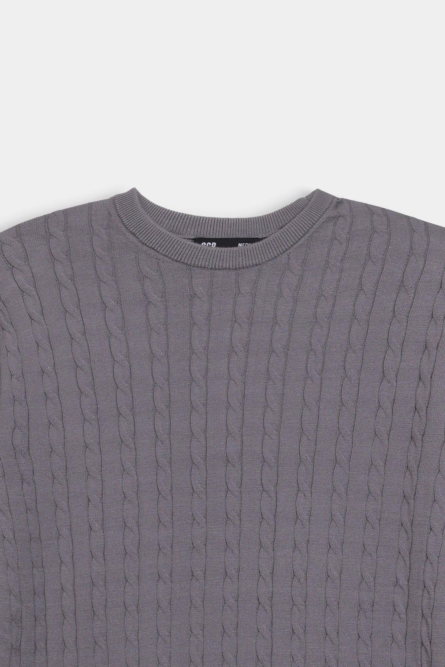 Cable Knit T-Shirt - Cougar Clothing