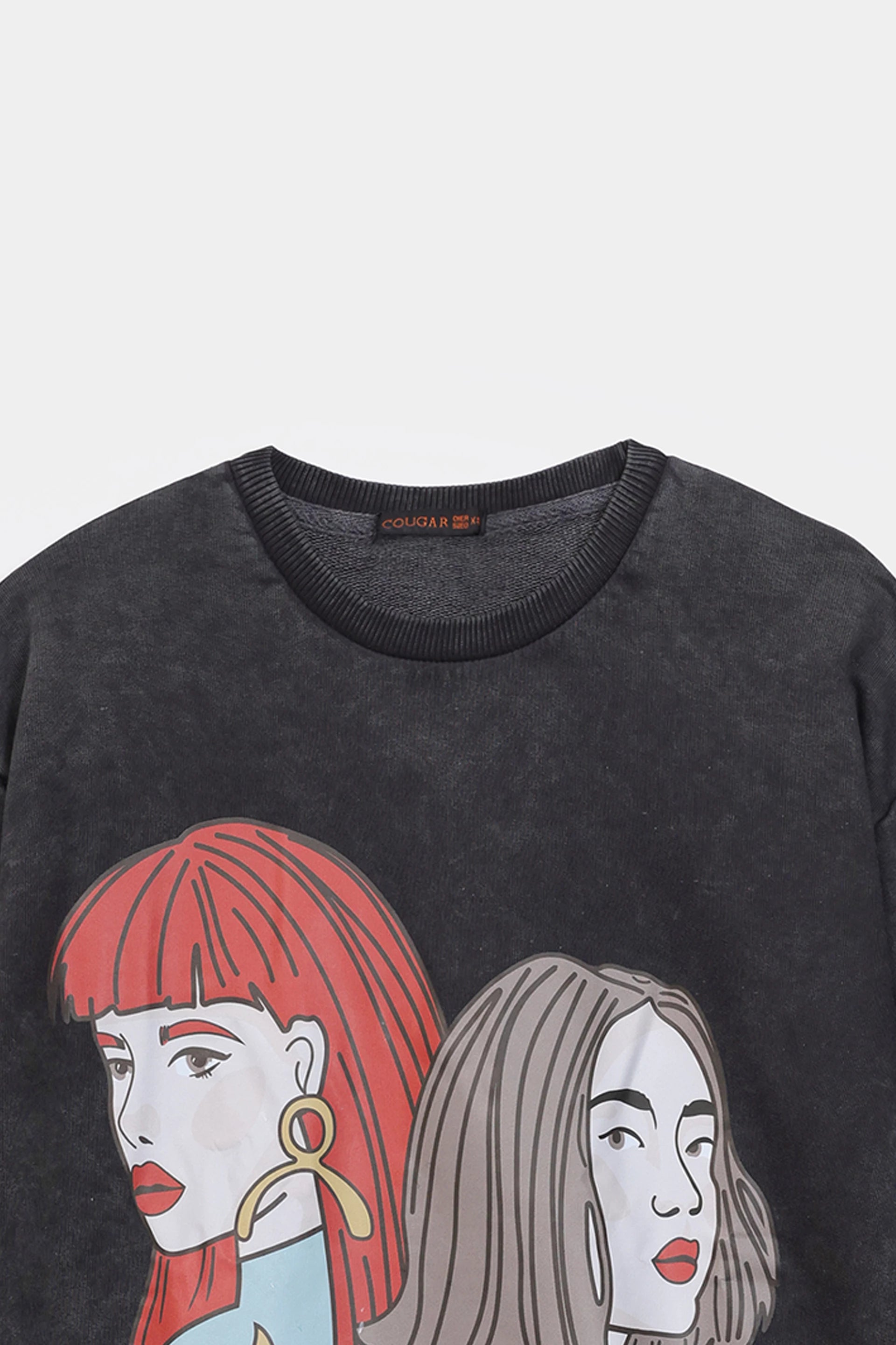 Garment Dyed Graphic Sweatshirt - Cougar Clothing