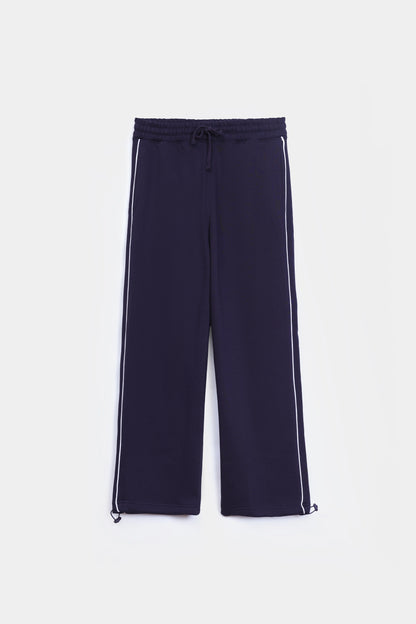 Trousers With Contrast Piping - Cougar Clothing