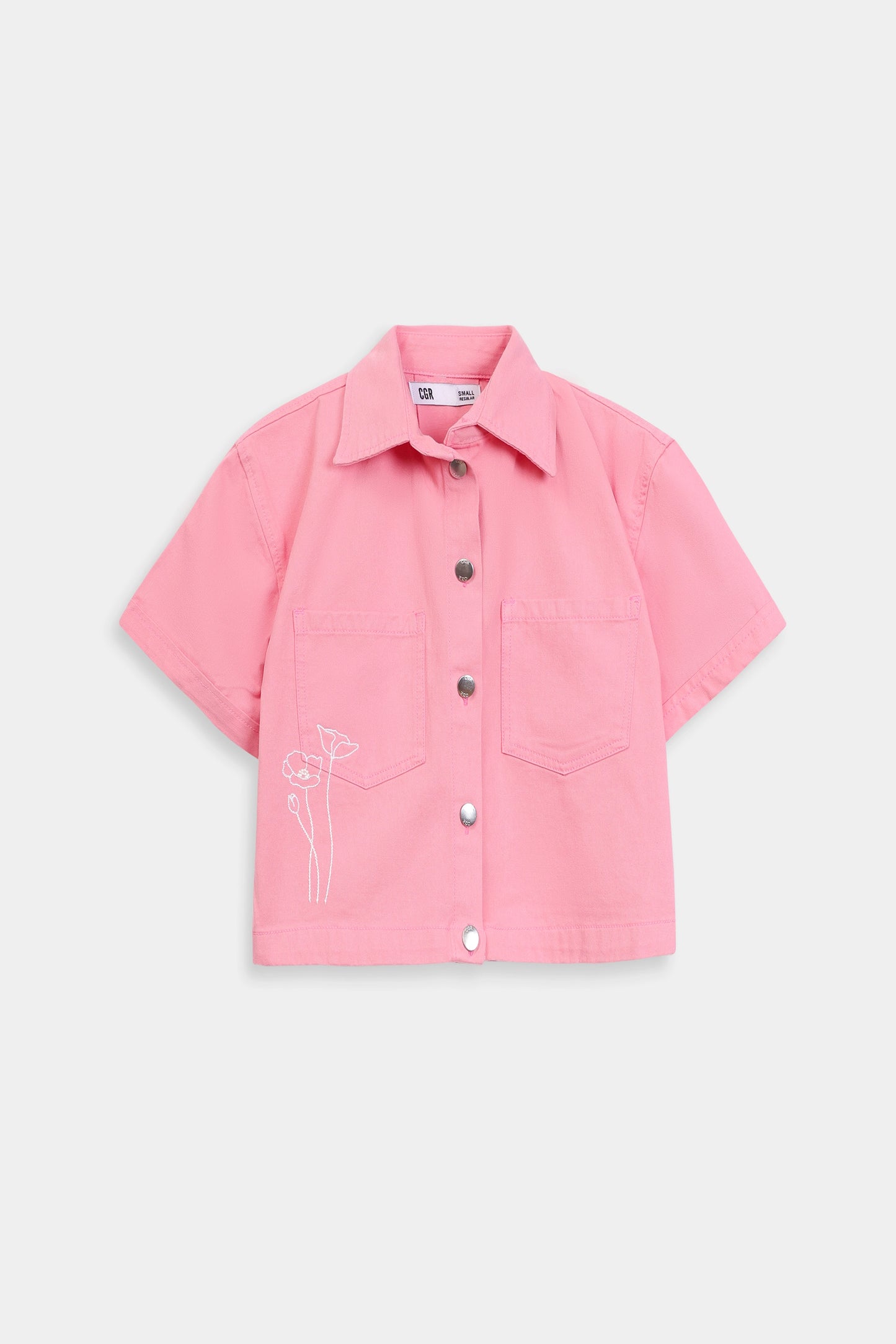 Twill Short Sleeved Shirt - Cougar Clothing