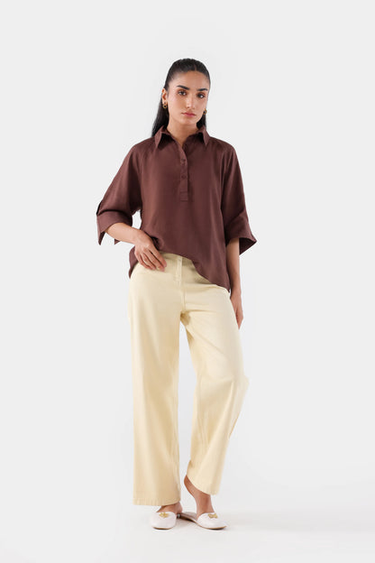 Straight Wide Leg Jeans - Cougar Clothing