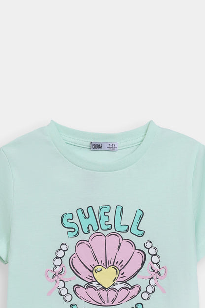 Shell Printed T-Shirt - Cougar Clothing