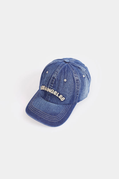 Embroidered Denim P-Cap - Cougar Clothing