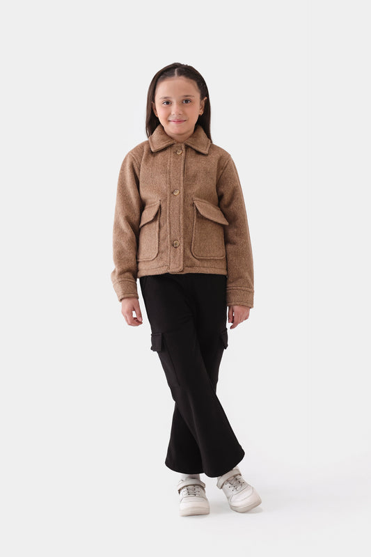 Flap Pocket Tweed Jacket - Cougar Clothing