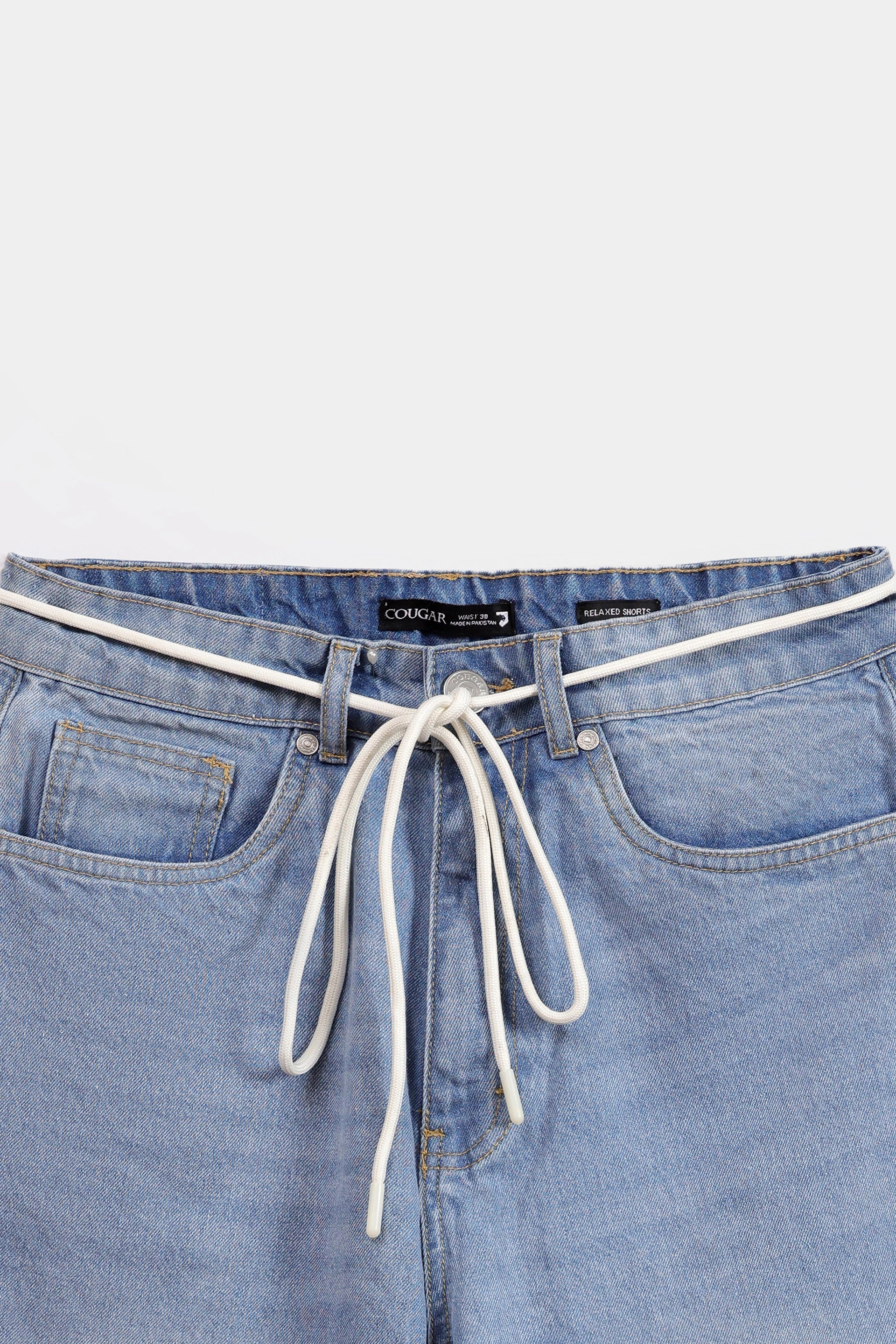 Relaxed Fit Denim Shorts - Cougar Clothing