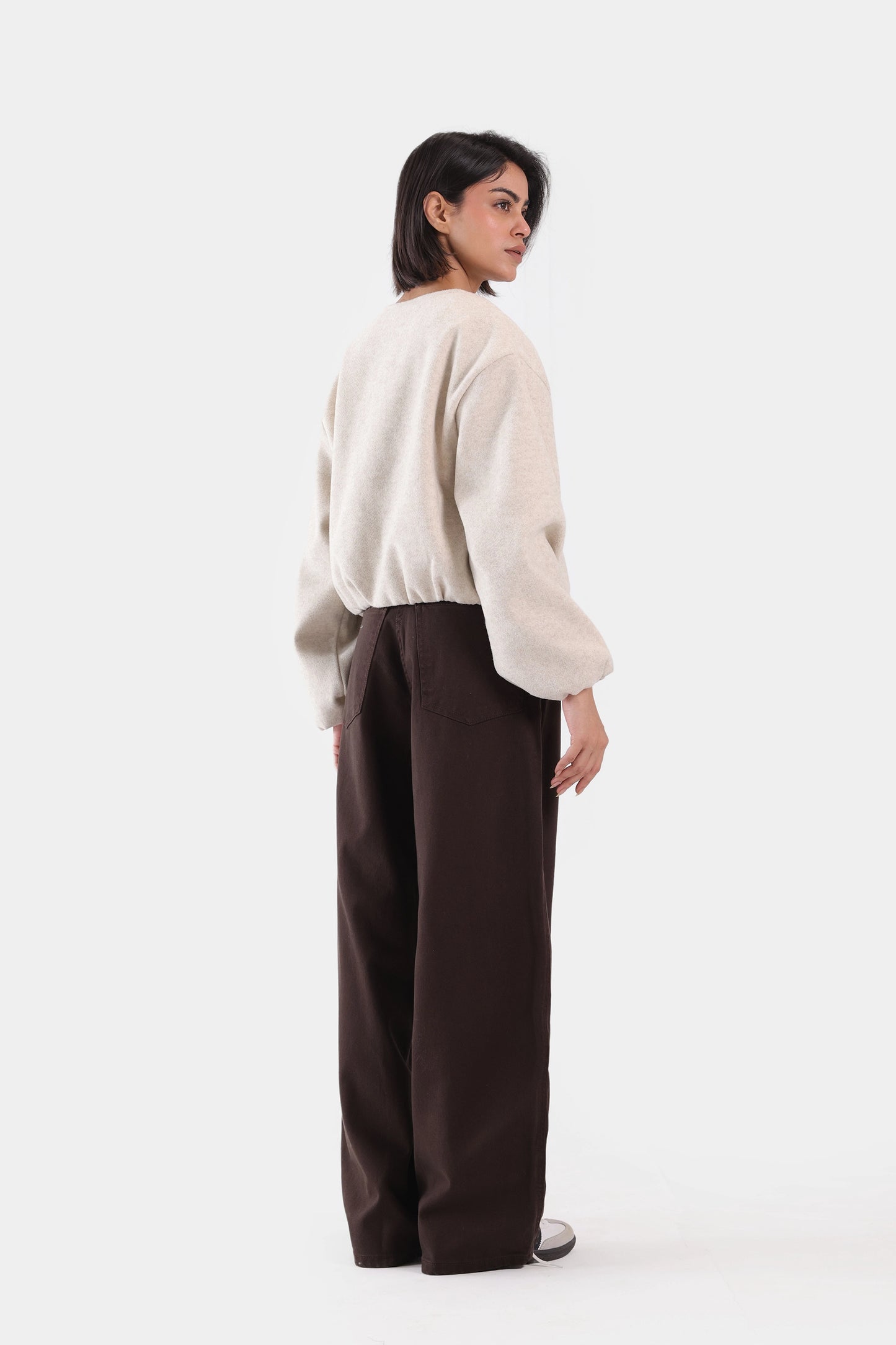 Tweed Cropped Jacket - Cougar Clothing