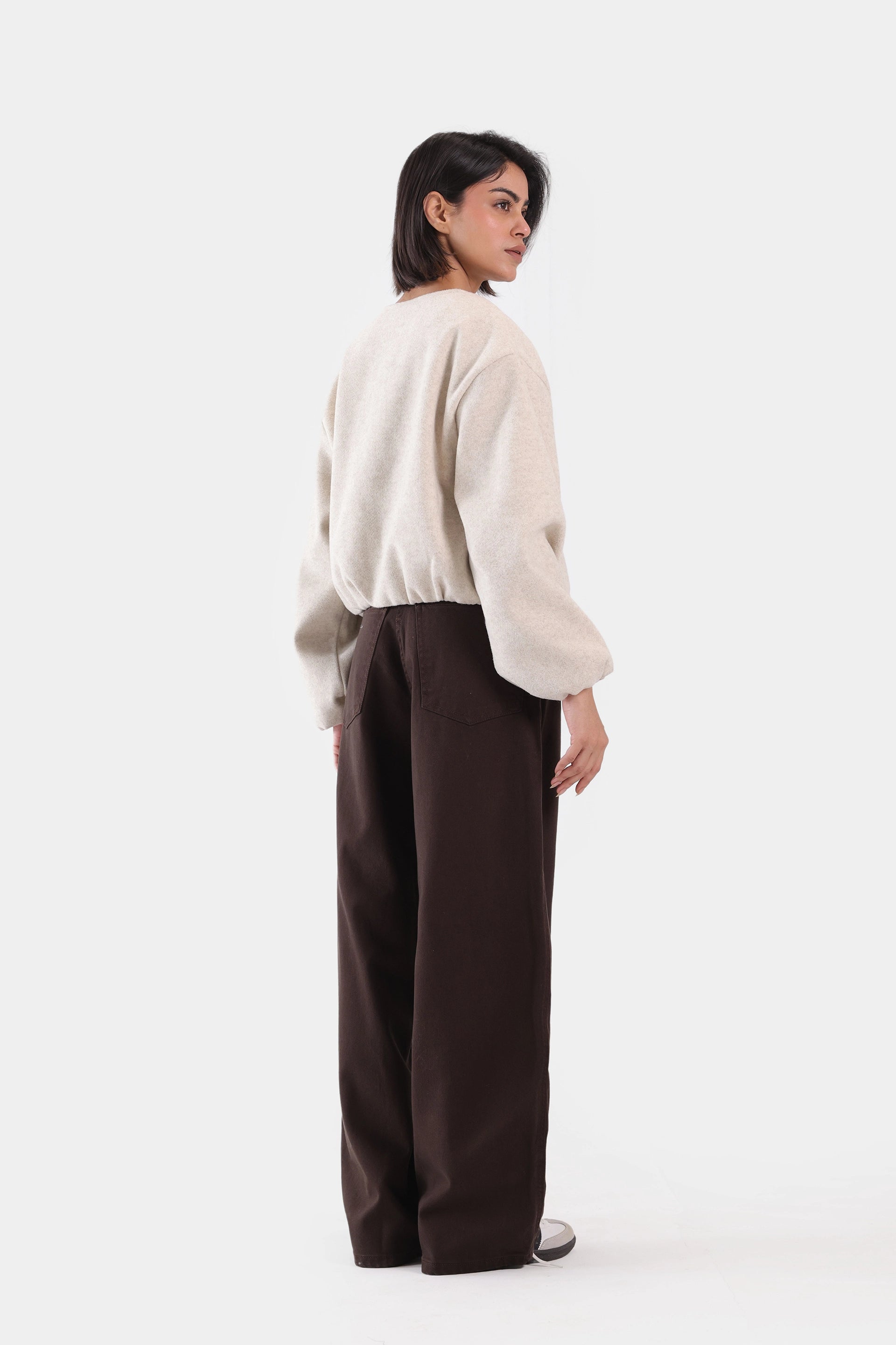 Tweed Cropped Jacket - Cougar Clothing