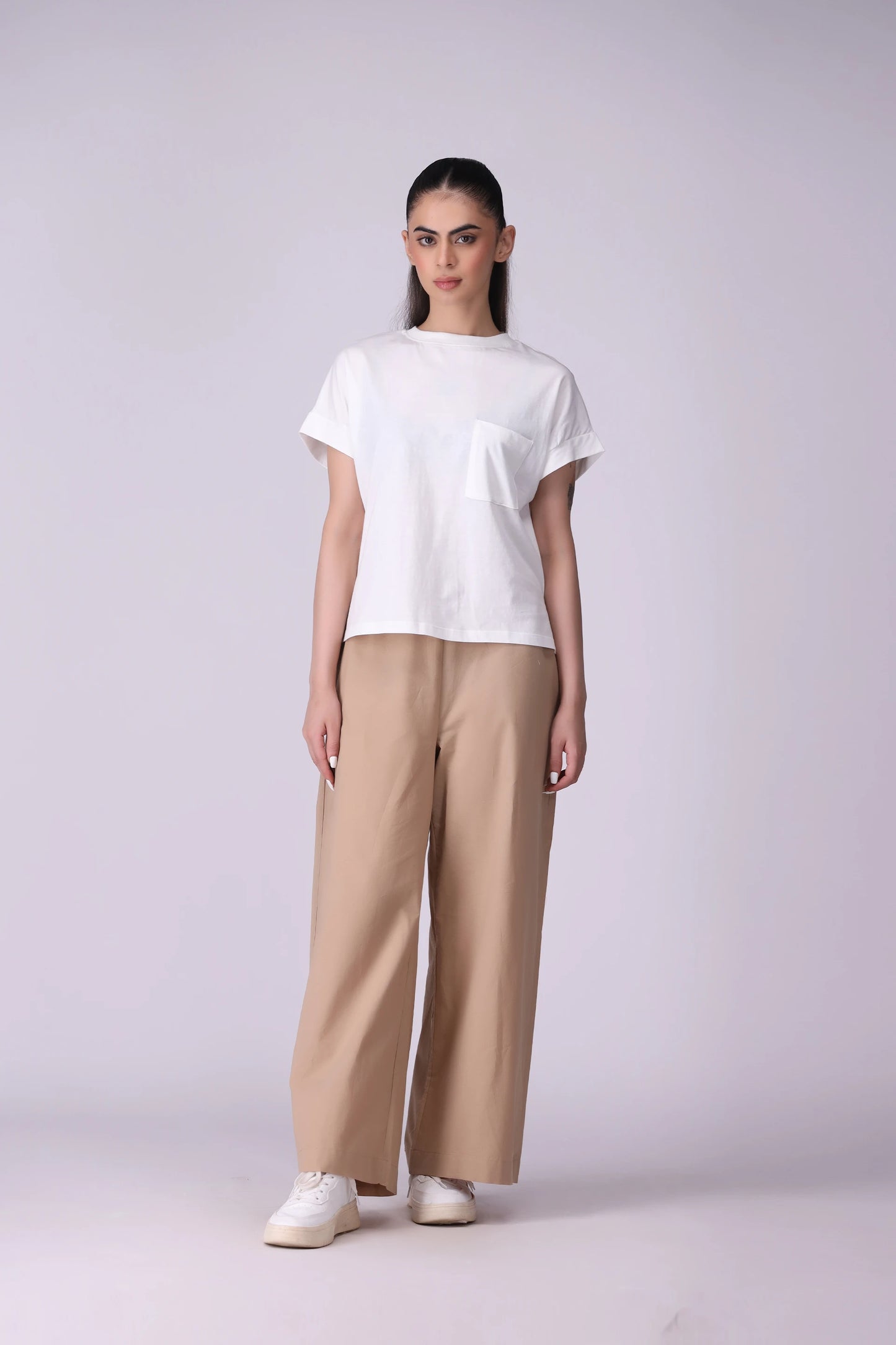 Patch Pocket Contrast T-Shirt - Cougar Clothing