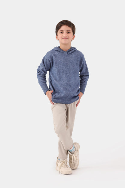 Wool Blend Hooded Sweater - Cougar Clothing