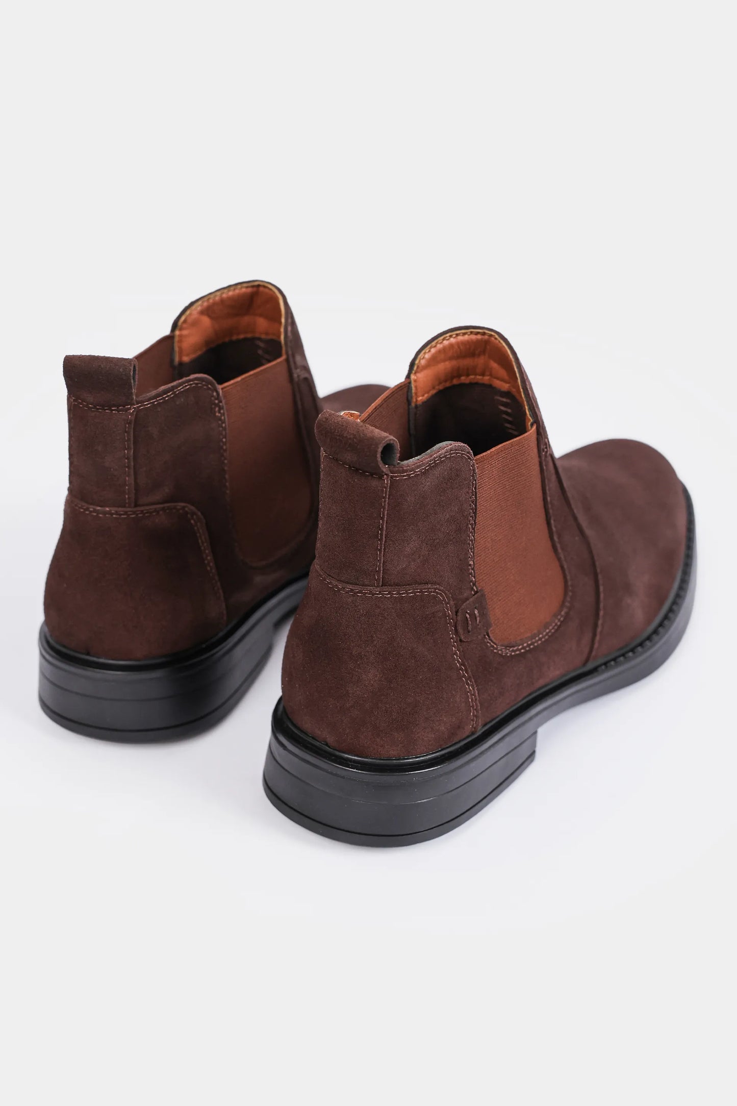 Faux Suede Chelsea Boots - Cougar Clothing
