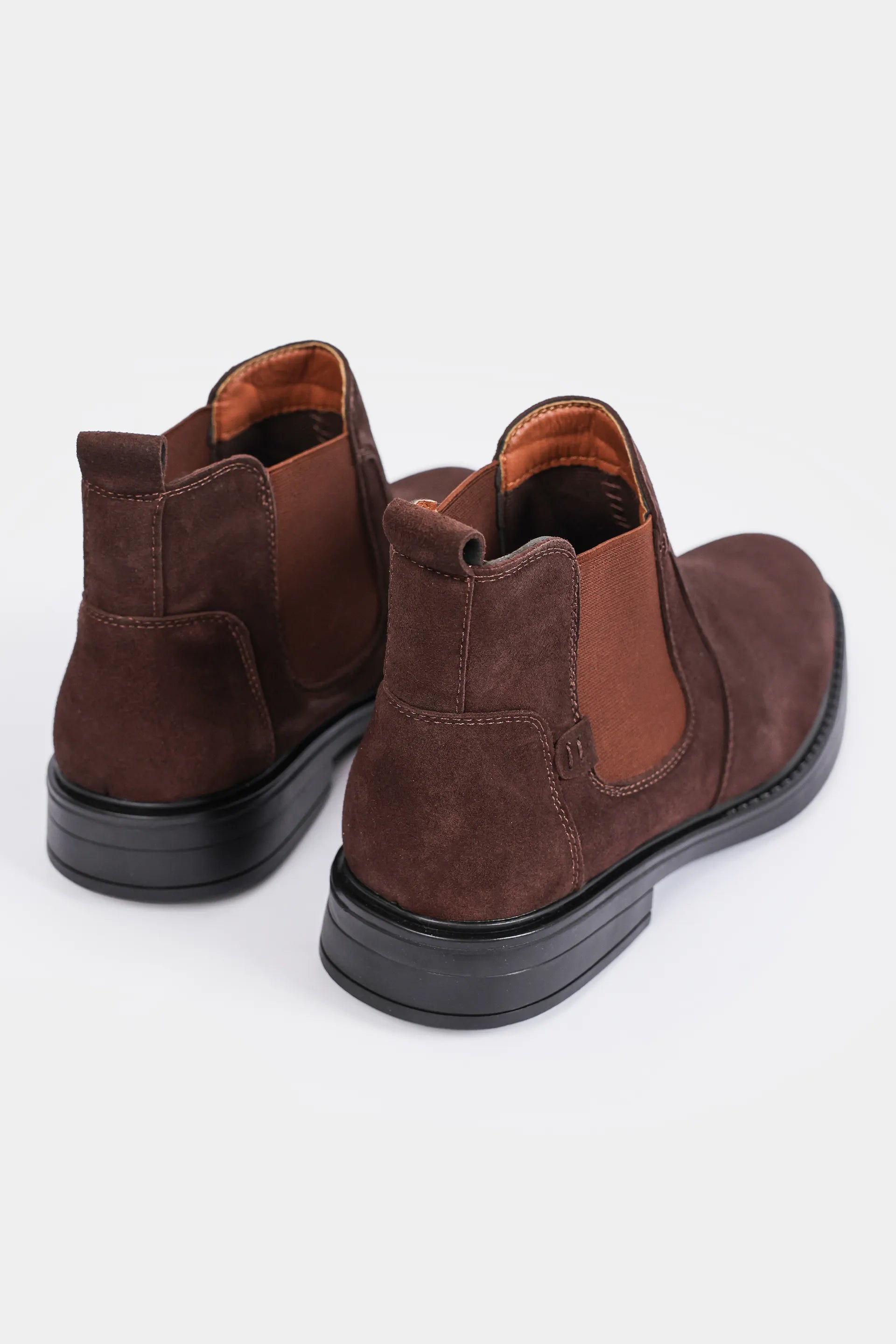 Faux Suede Chelsea Boots - Cougar Clothing