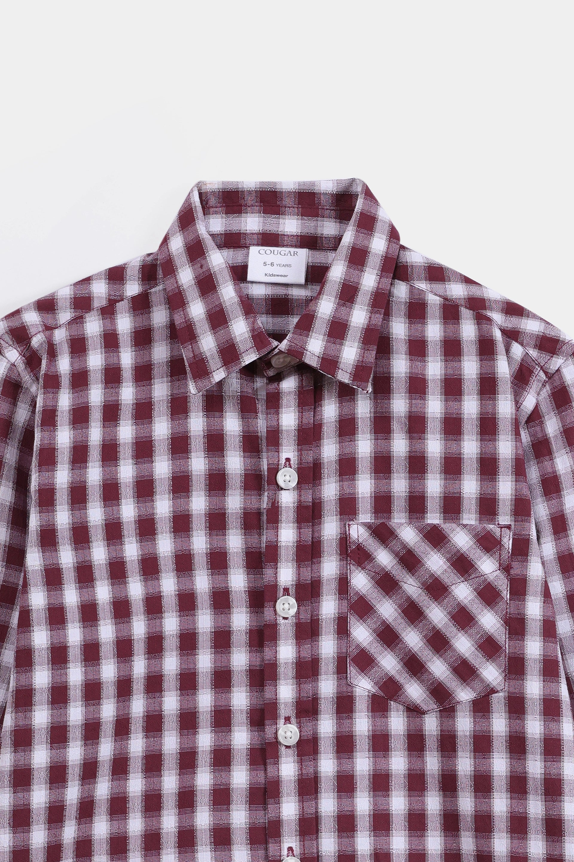 Checkered Patch Pocket Shirt - Cougar Clothing