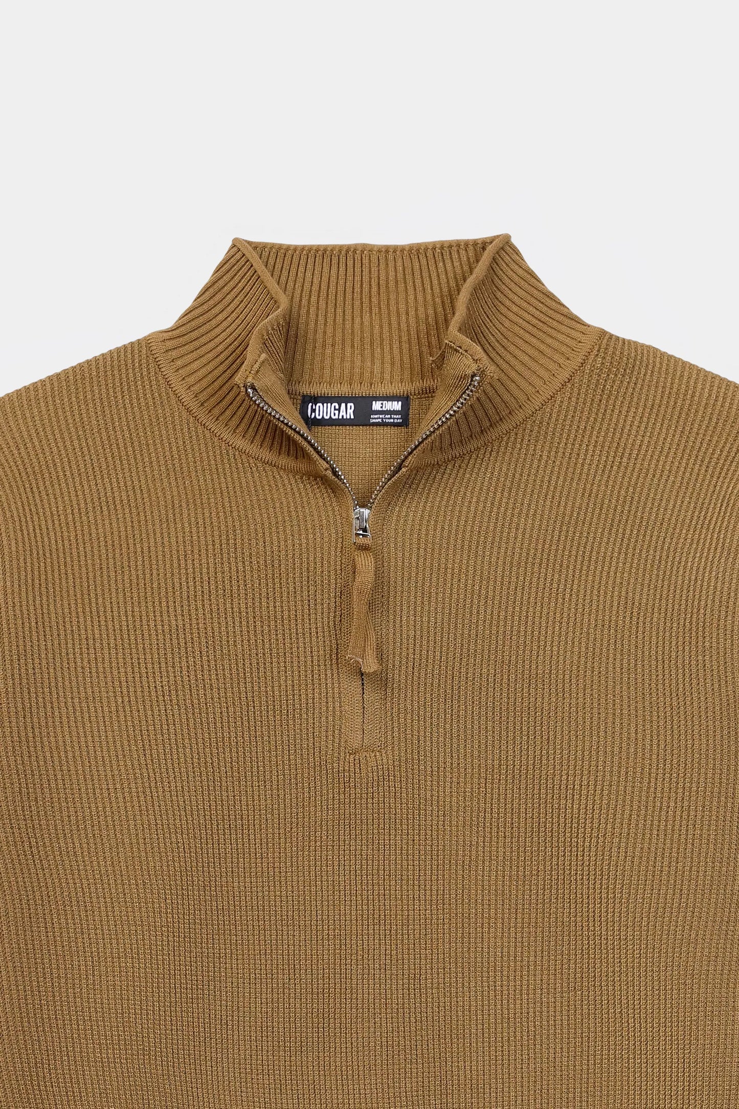 Quarter Zip Sweater - Cougar Clothing