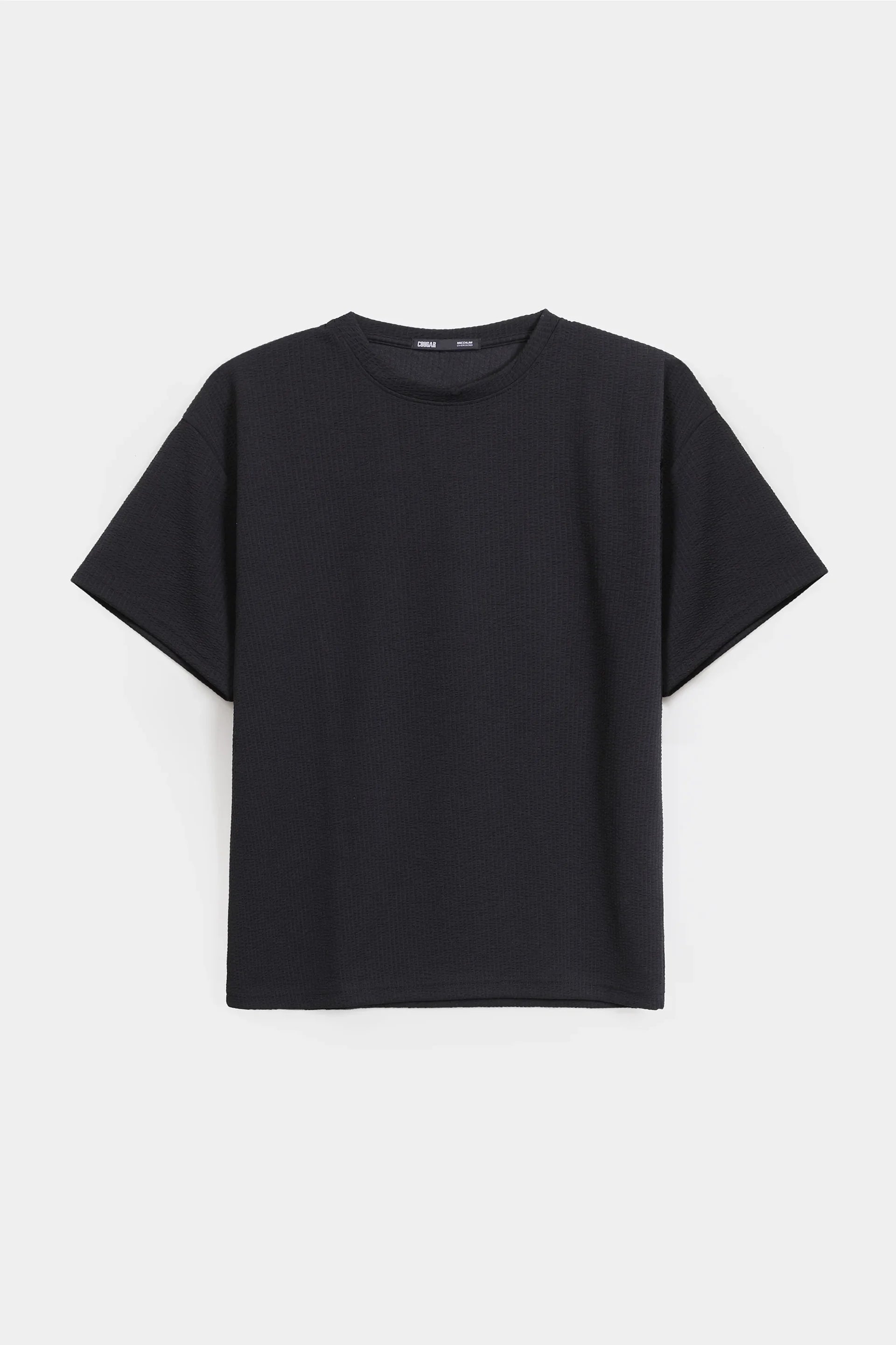 Oversized Seersucker T-Shirt - Cougar Clothing