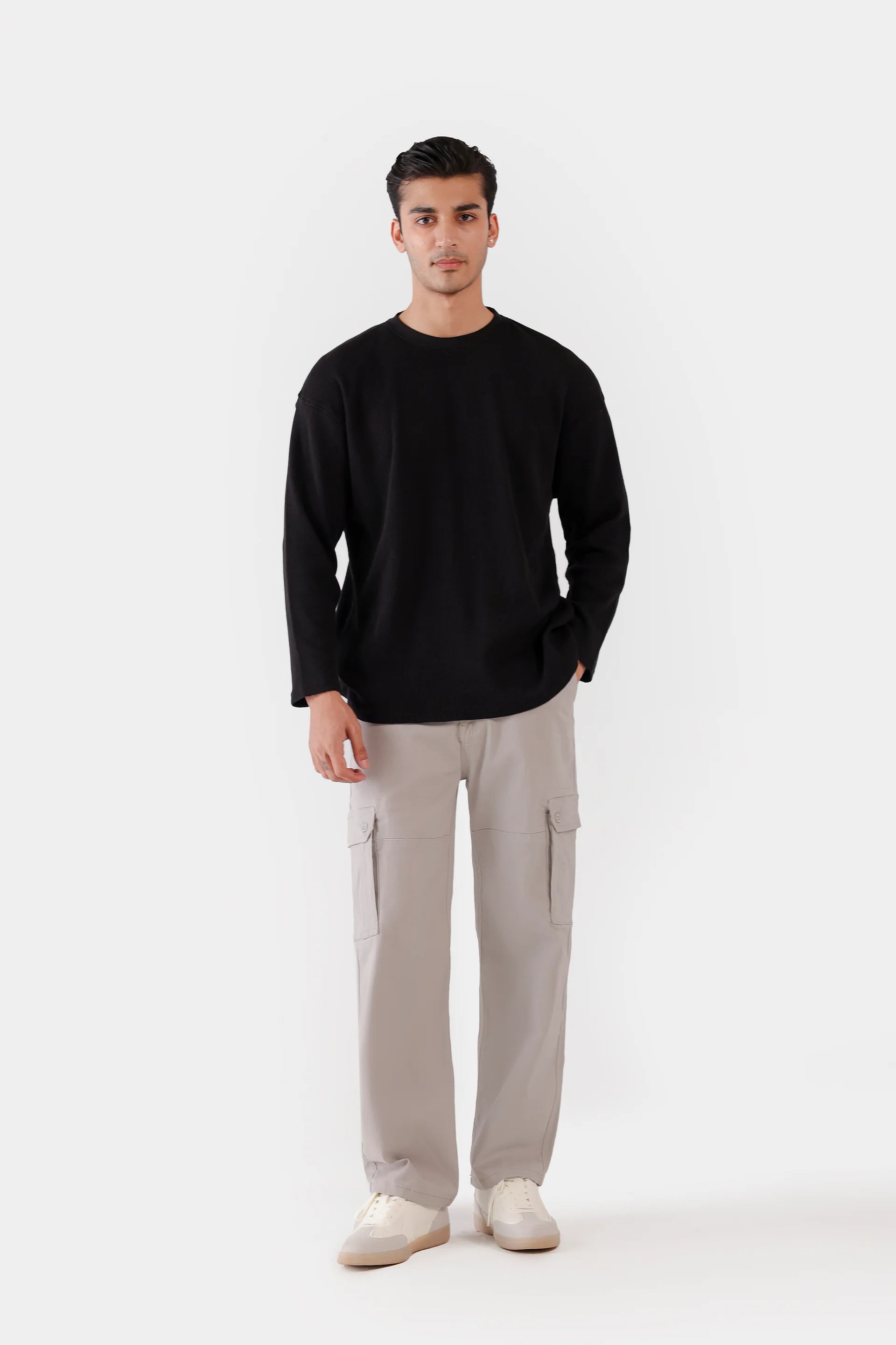 Waffle Knit T-Shirt - Cougar Clothing