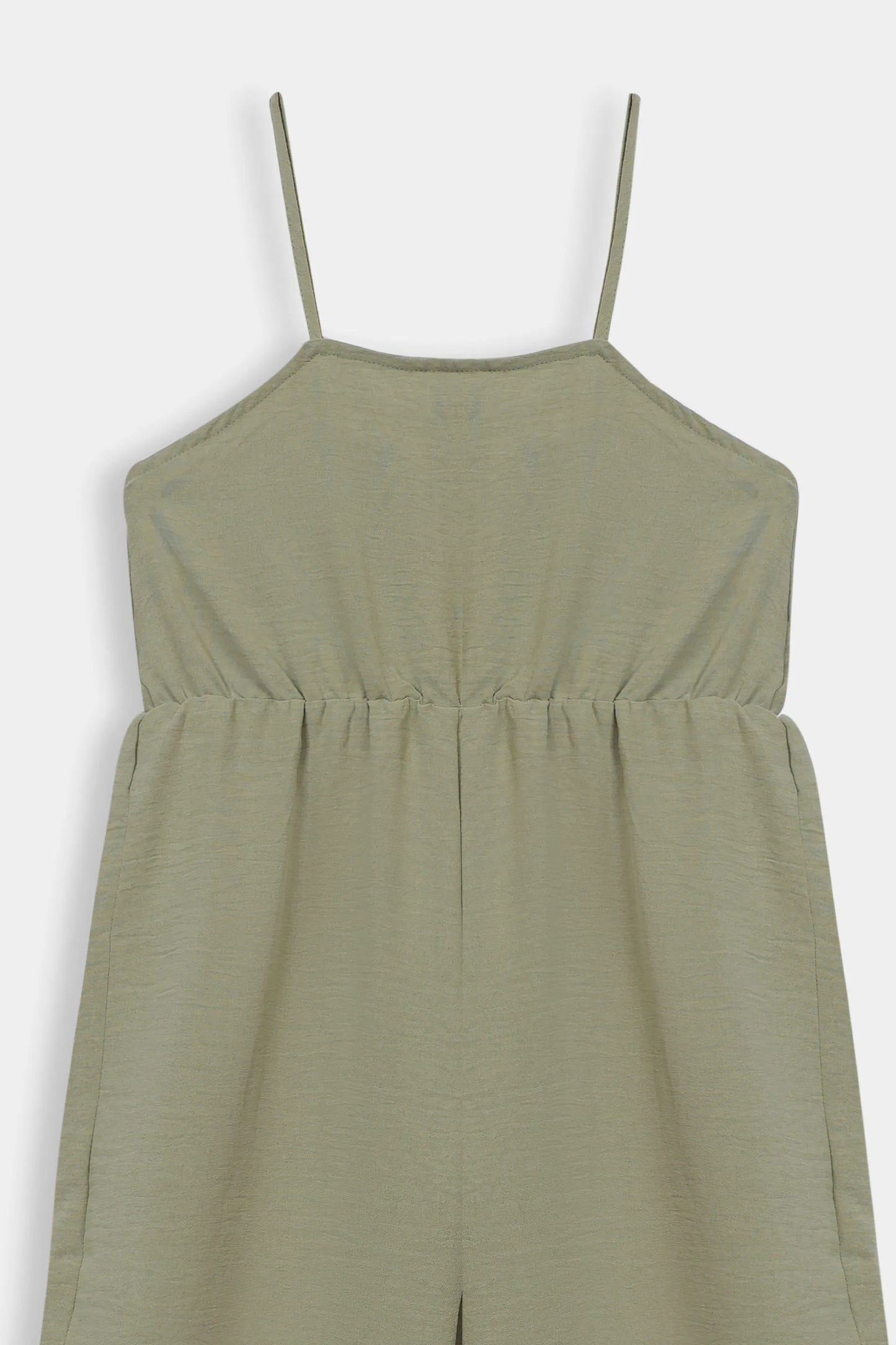 Cotton-Mix Crushed Jumpsuit - Cougar Clothing