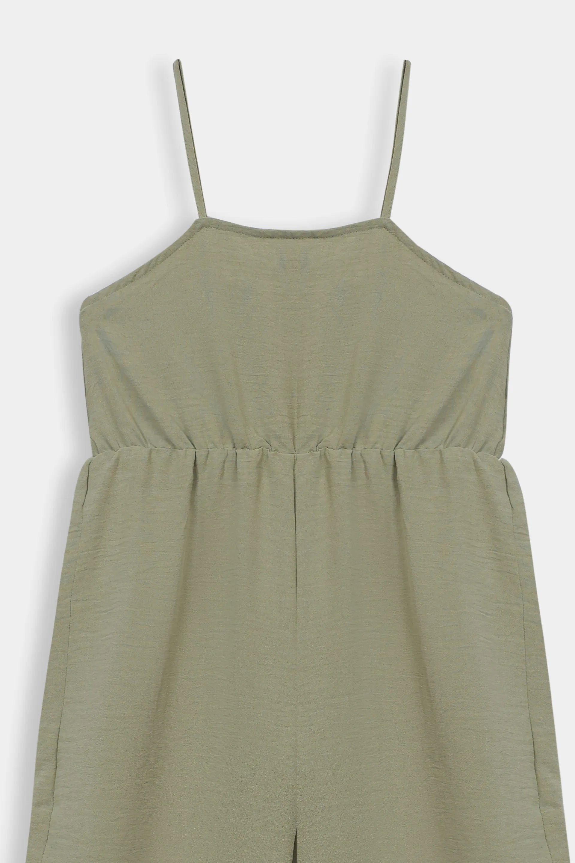 Cotton-Mix Crushed Jumpsuit - Cougar Clothing