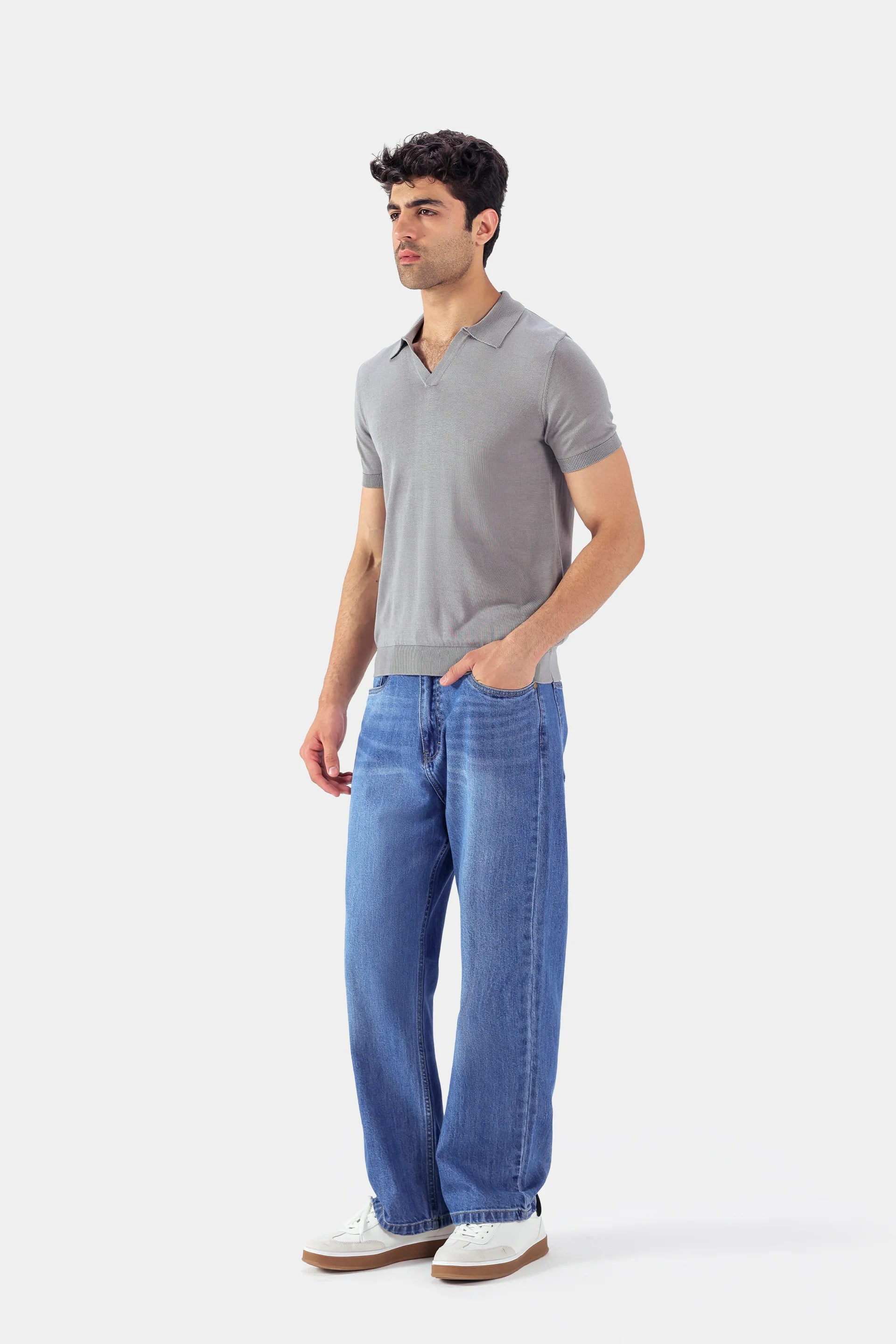 Fine Knit Lyocell Polo - Cougar Clothing