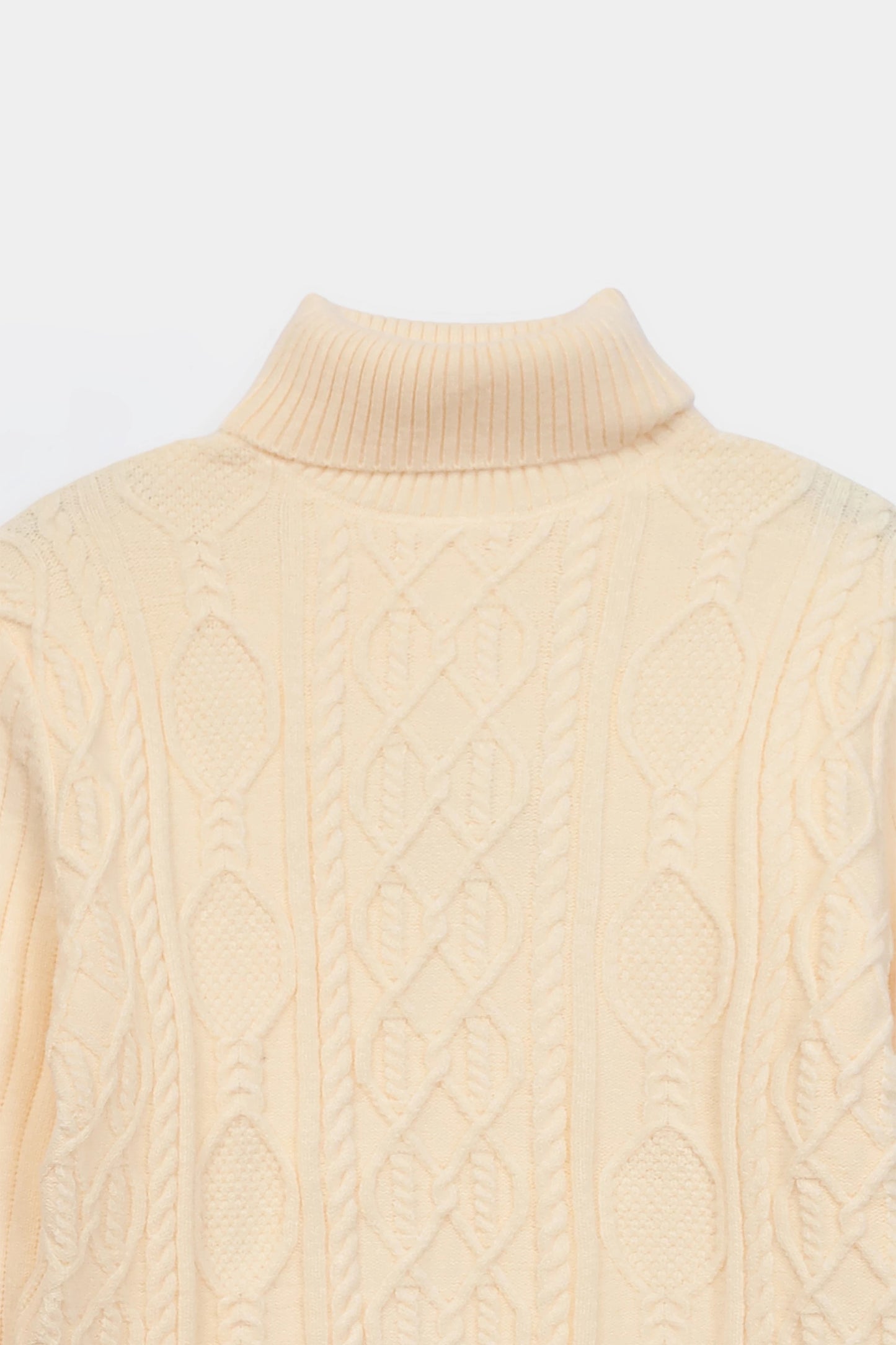 Textured Knit Roll Neck Sweater - Cougar Clothing