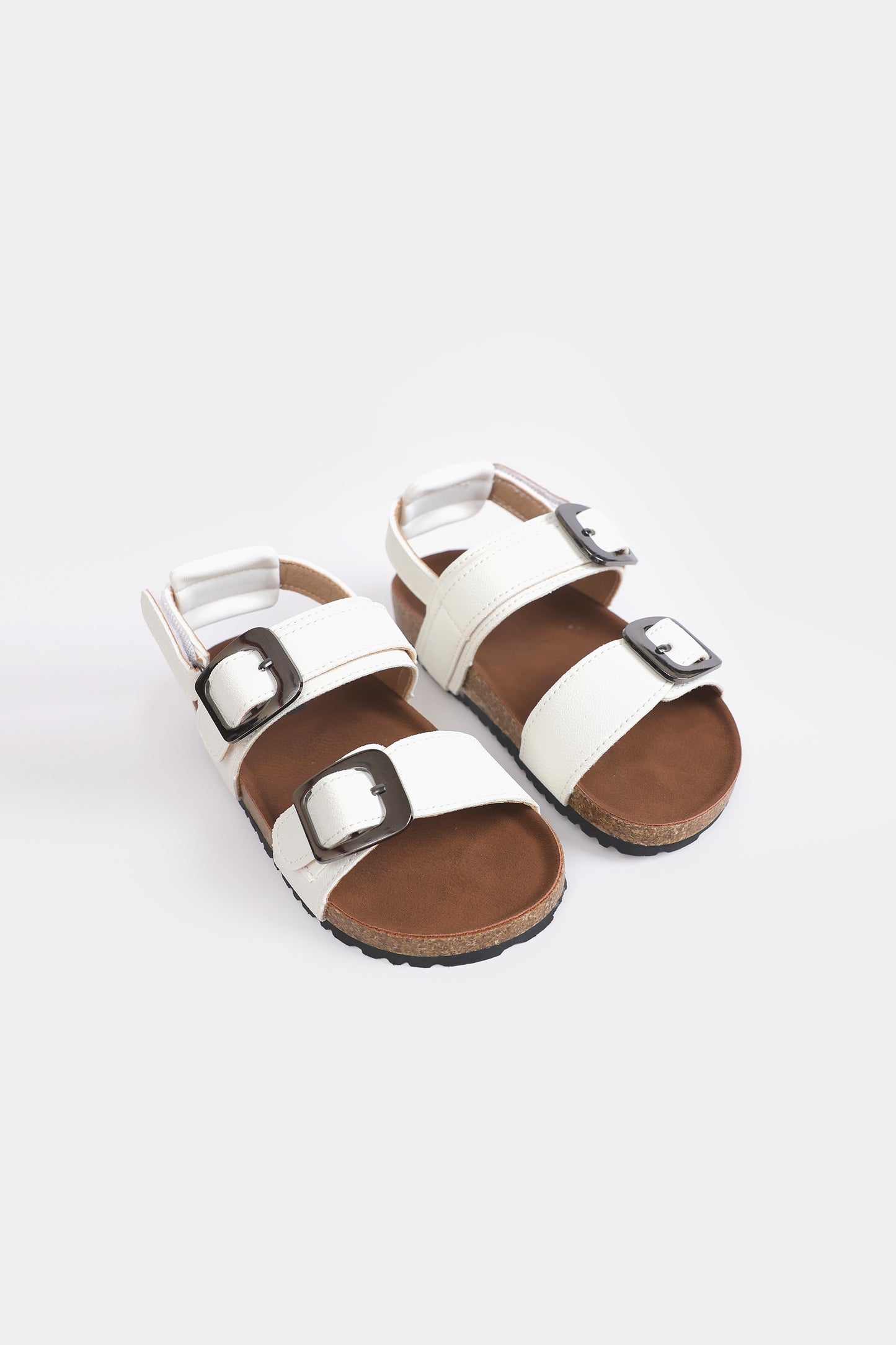 Buckle-Strapped Sandals - Cougar Clothing