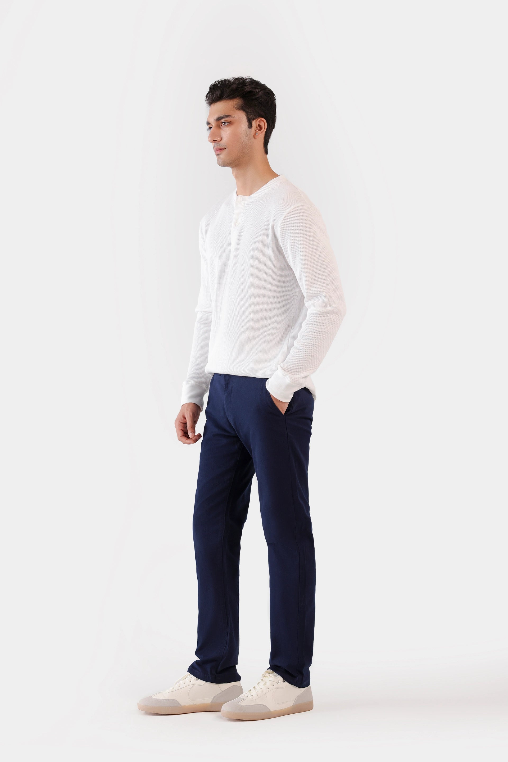Slim Fit Twill Chino Pants - Cougar Clothing