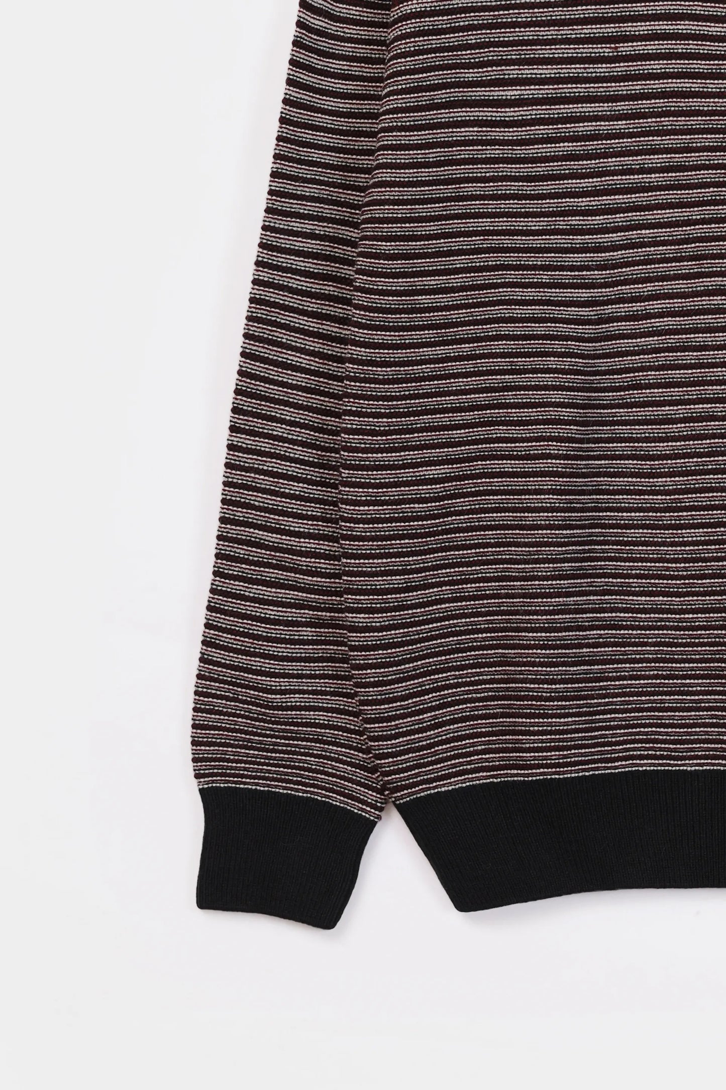 Crew Neck Striped Sweater - Cougar Clothing