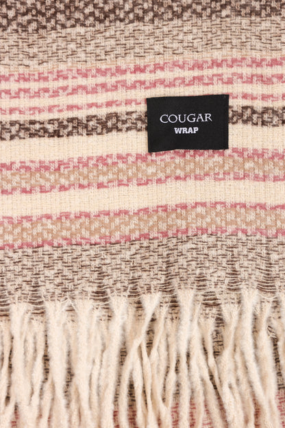 Patterned Knitted Shawl - Cougar Clothing