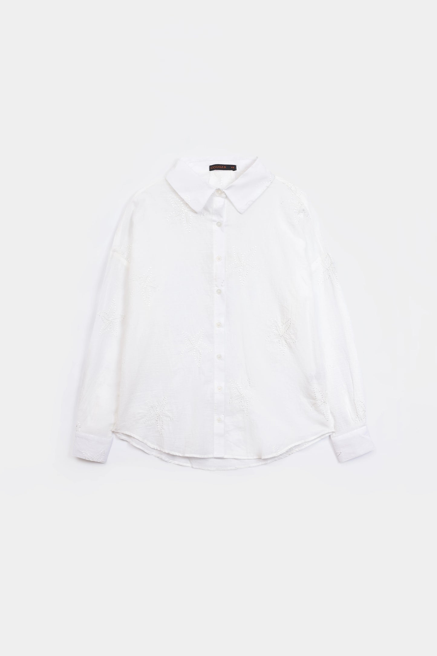 Tonal Embroidered Shirt - Cougar Clothing