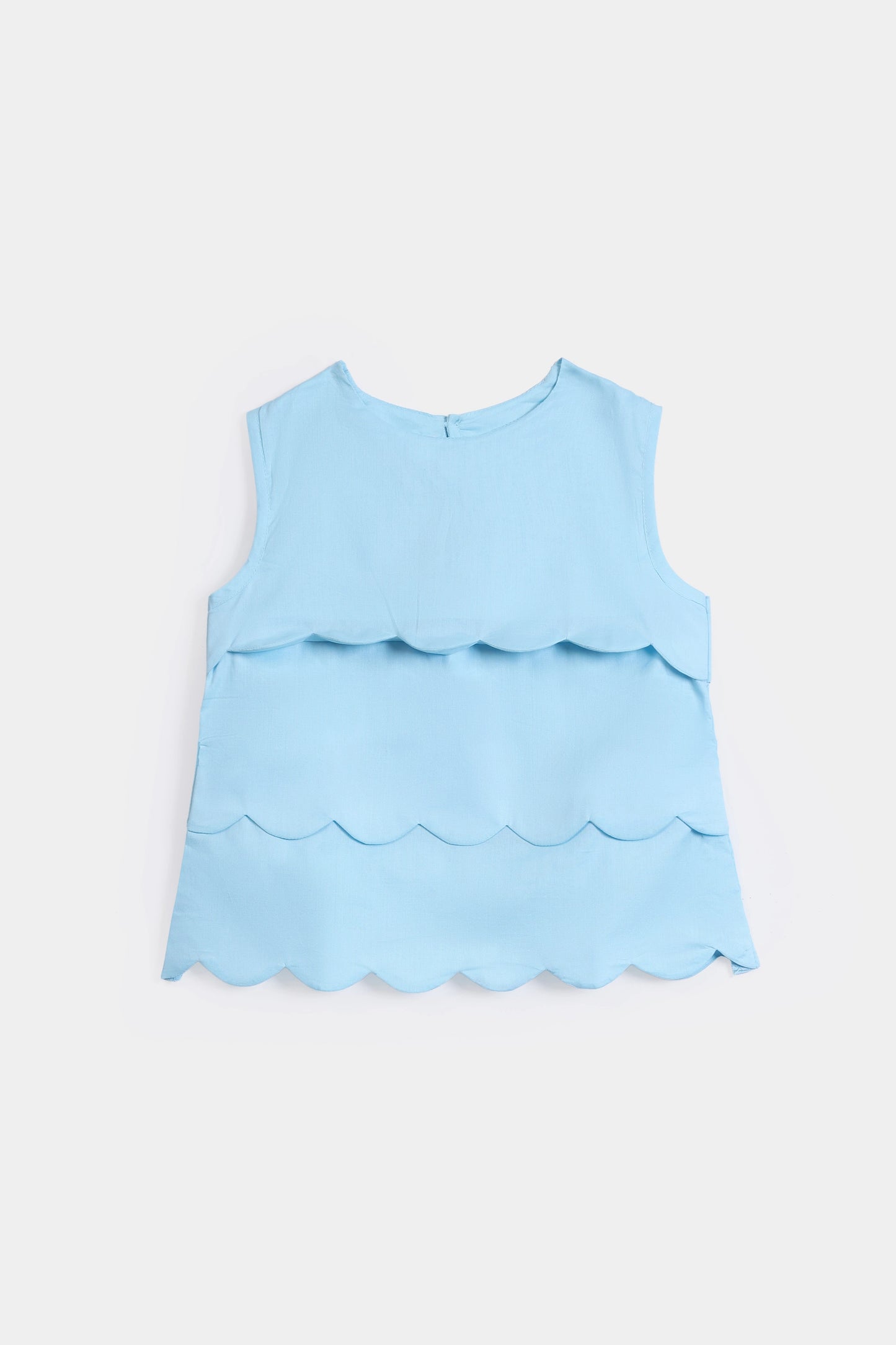 Scallop Lawn Top - Cougar Clothing