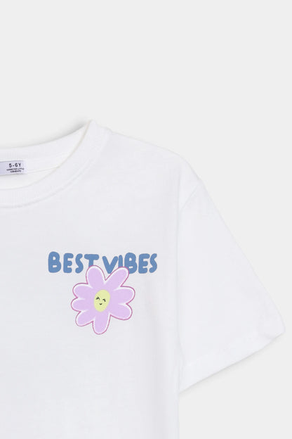 Best Vibes Graphic T-Shirt - Cougar Clothing