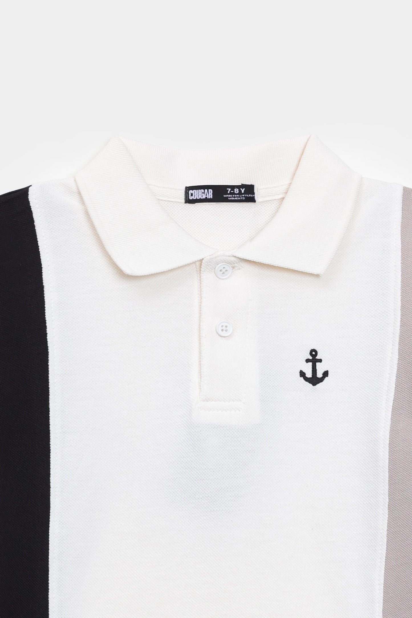 Contrast Paneled Polo - Cougar Clothing