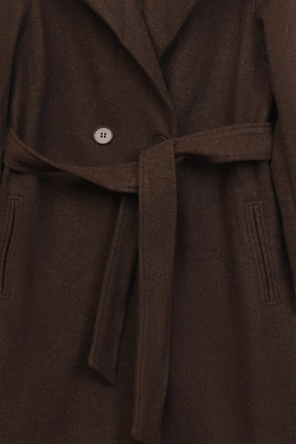 Hooded Belted Coat - Cougar Clothing