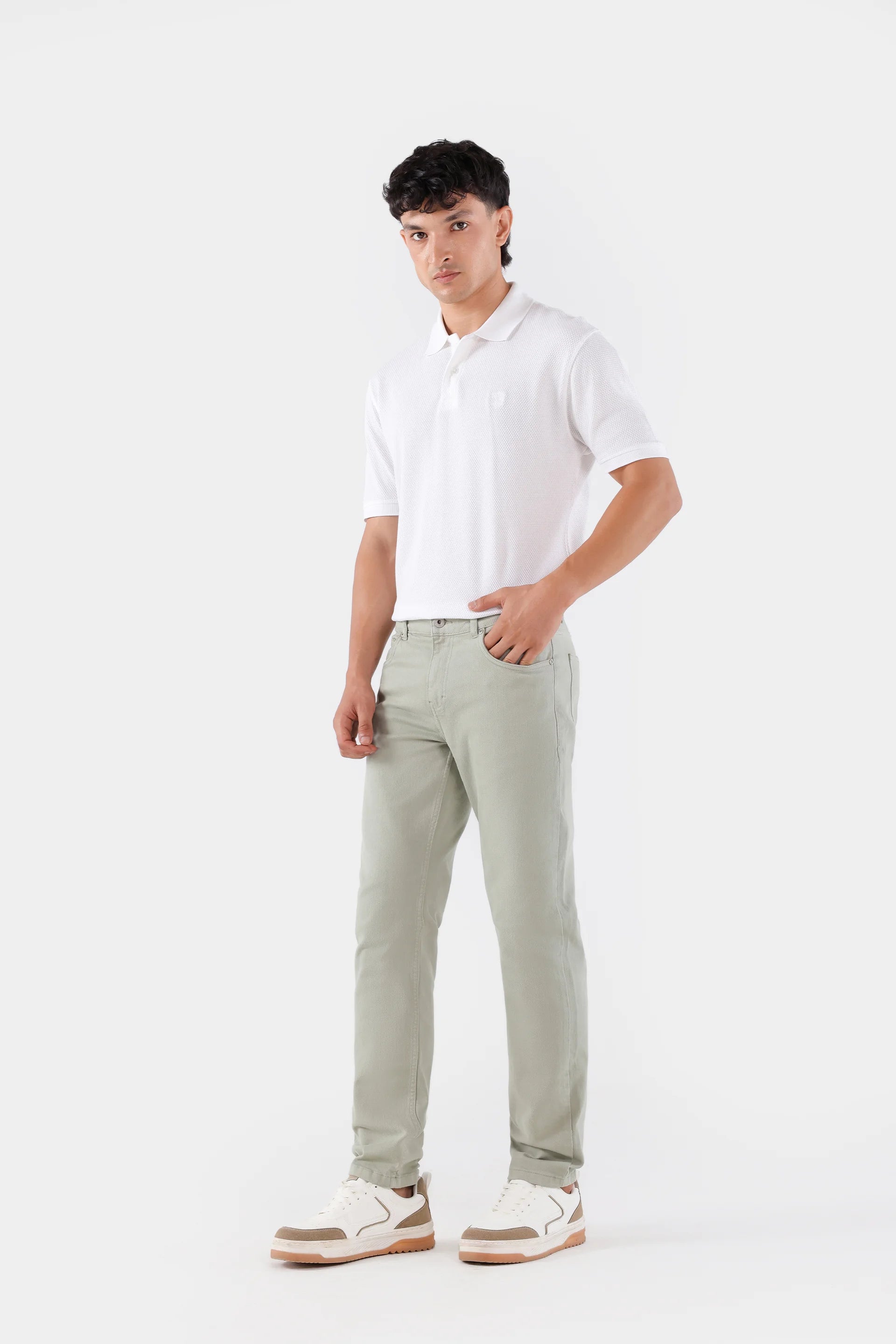 Slim Fit 5 Pocket Pants - Cougar Clothing