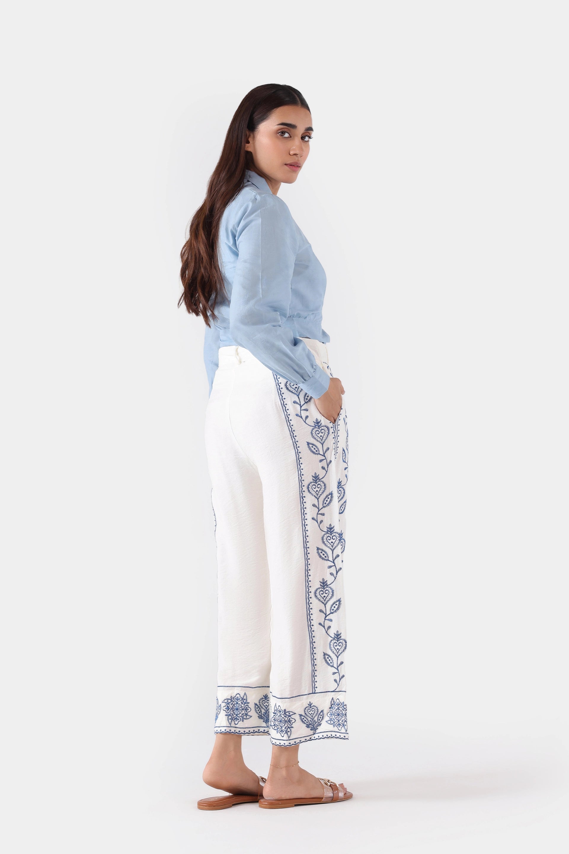 Embroidered Culottes - Cougar Clothing