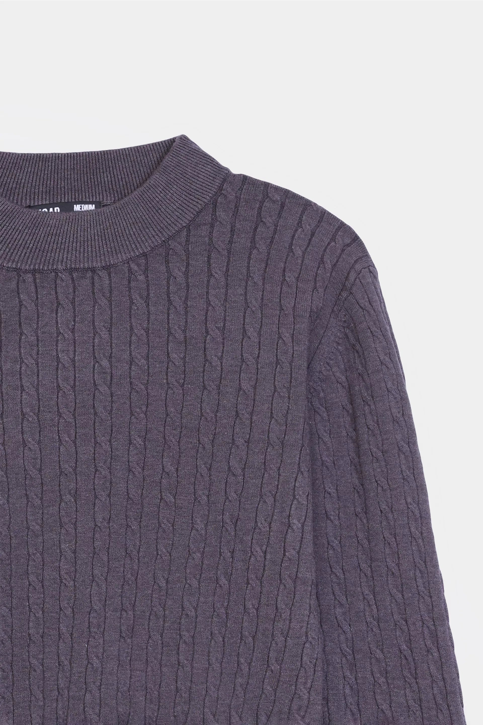 Crew Neck Wool-Blend Sweater - Cougar Clothing
