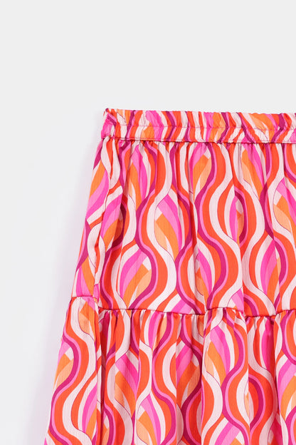 Printed Skirt - Cougar Clothing