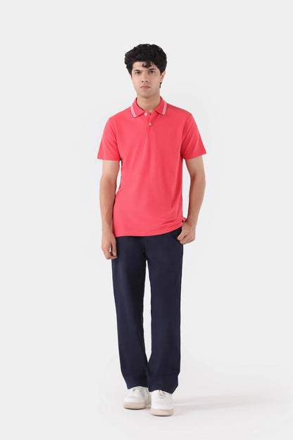 Accent Collar Polo - Cougar Clothing