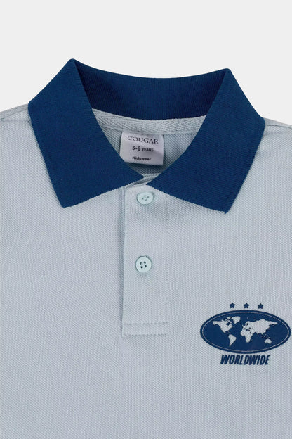 Contrast Collar Polo - Cougar Clothing