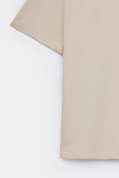 Relaxed Fit Terry T-Shirt - Cougar Clothing