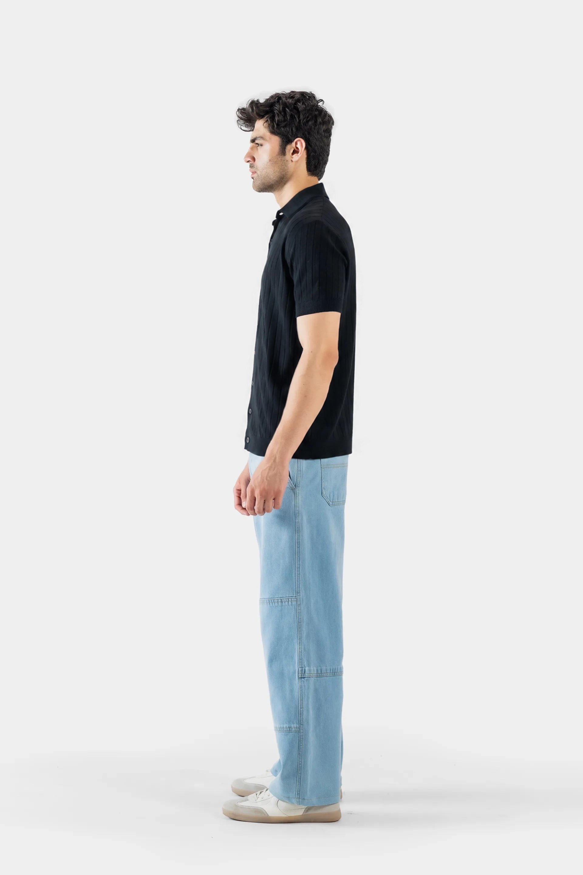 Button-Down Knit Polo - Cougar Clothing