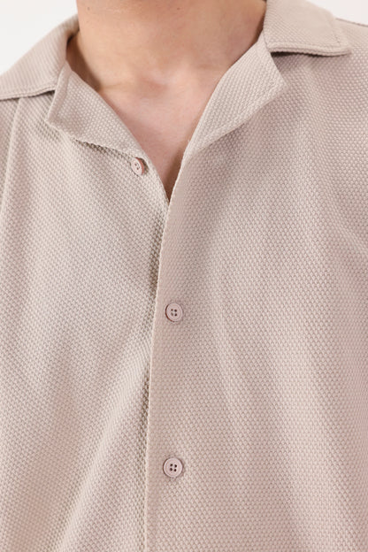 Textured Relaxed Shirt - Cougar Clothing