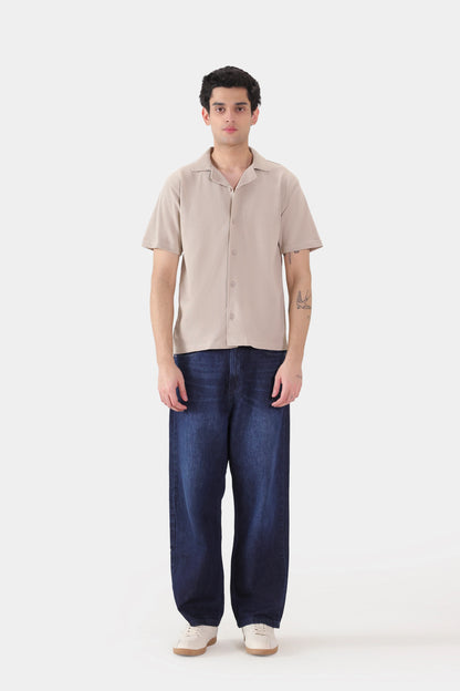 Textured Relaxed Shirt - Cougar Clothing