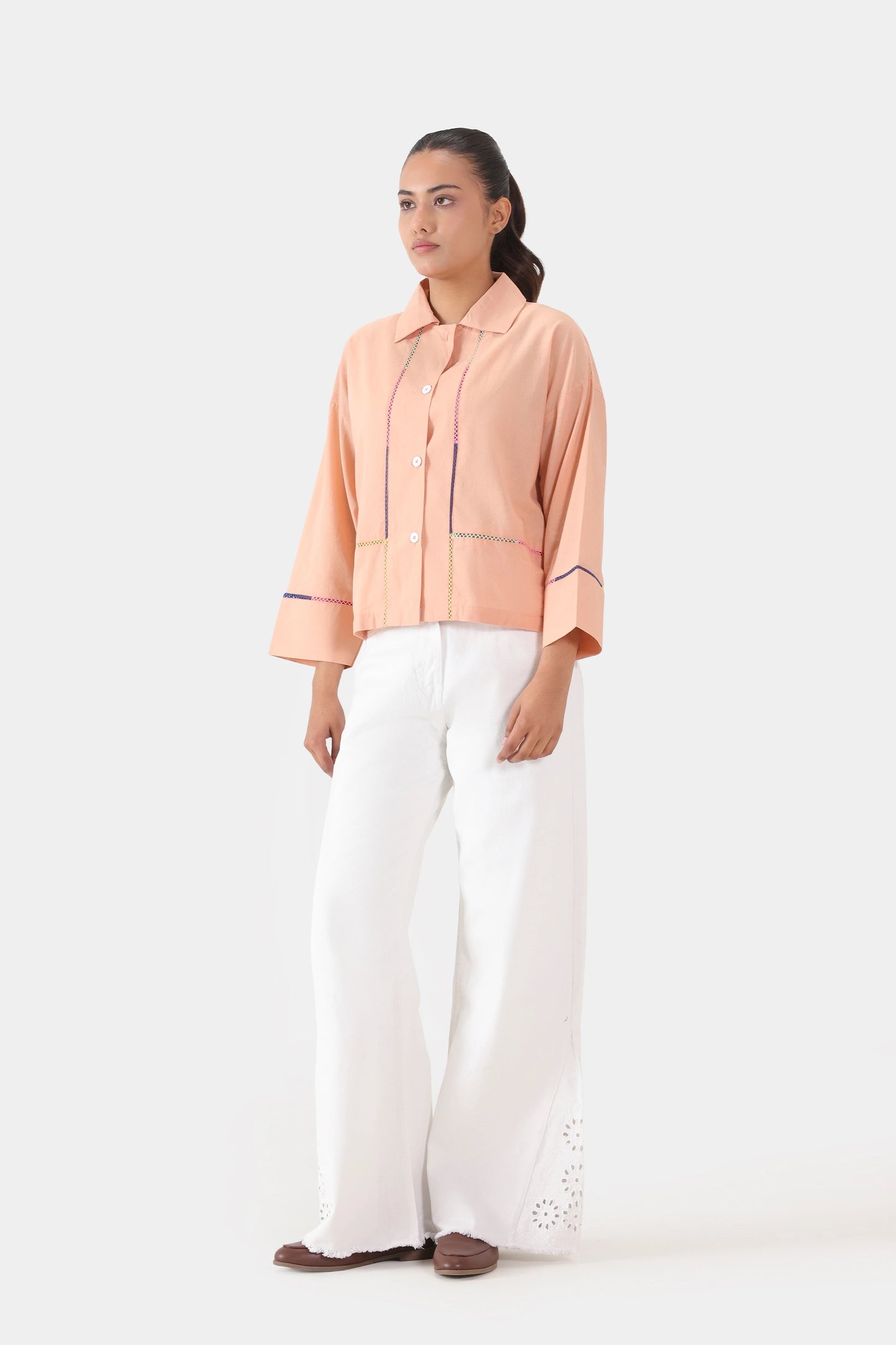 Lace-Trimmed Shirt - Cougar Clothing