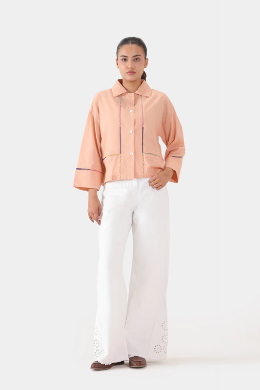 Lace-Trimmed Shirt - Cougar Clothing