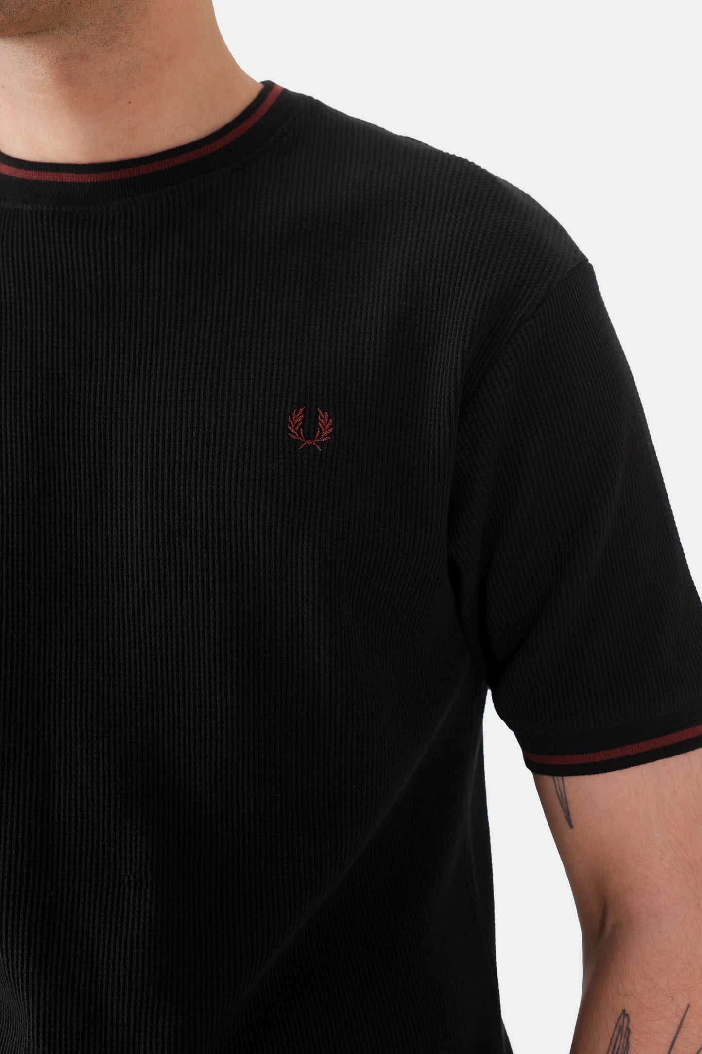 Waffle Knit T-Shirt - Cougar Clothing