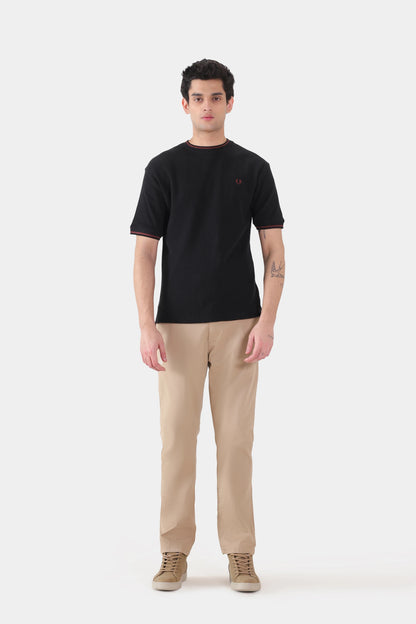 Waffle Knit T-Shirt - Cougar Clothing